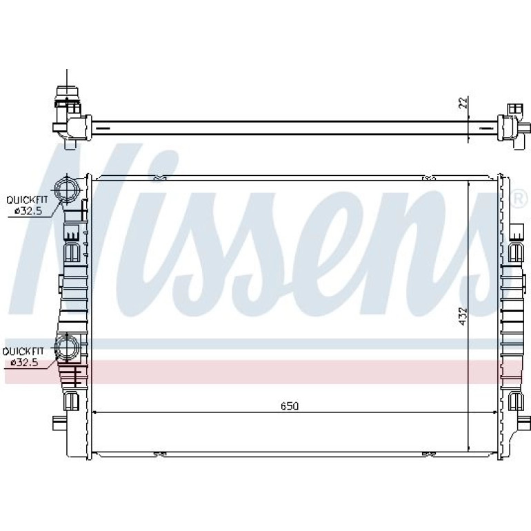 Wasserkühler PKW 65304 Wasserkühler PKW 65304