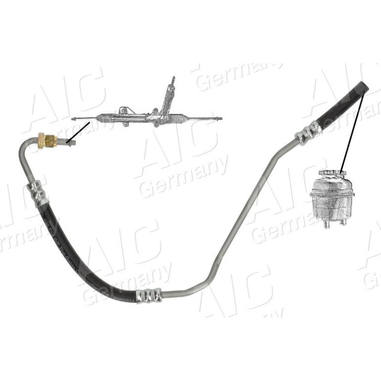 Hydraulikschlauch, Lenkung 57193 Hydraulikschlauch, Lenkung 57193