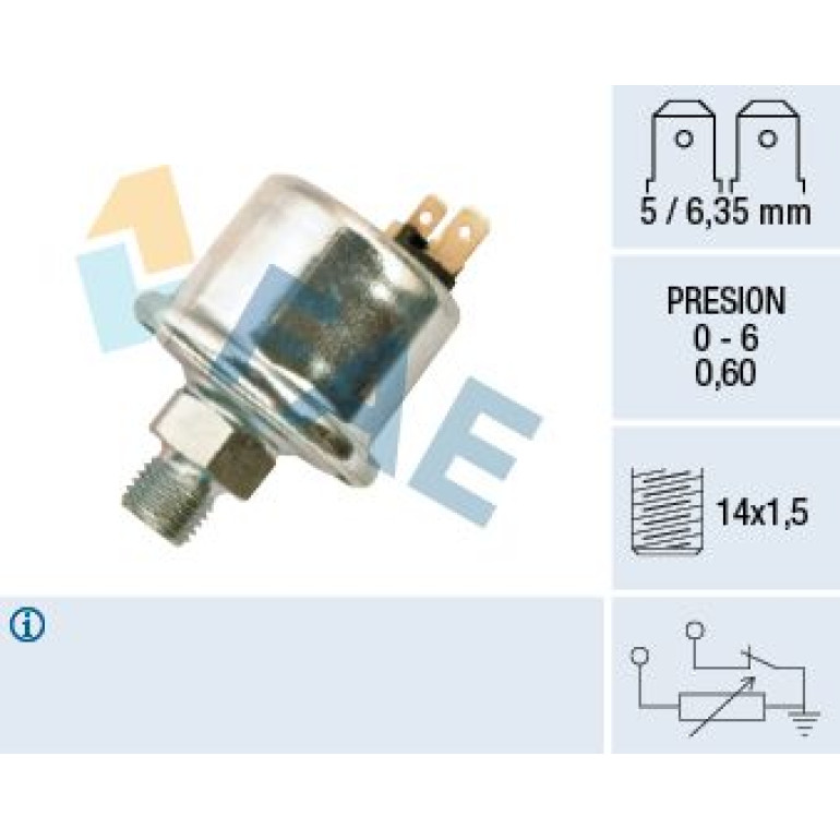 FAE Sensor, Öldruck 14580
