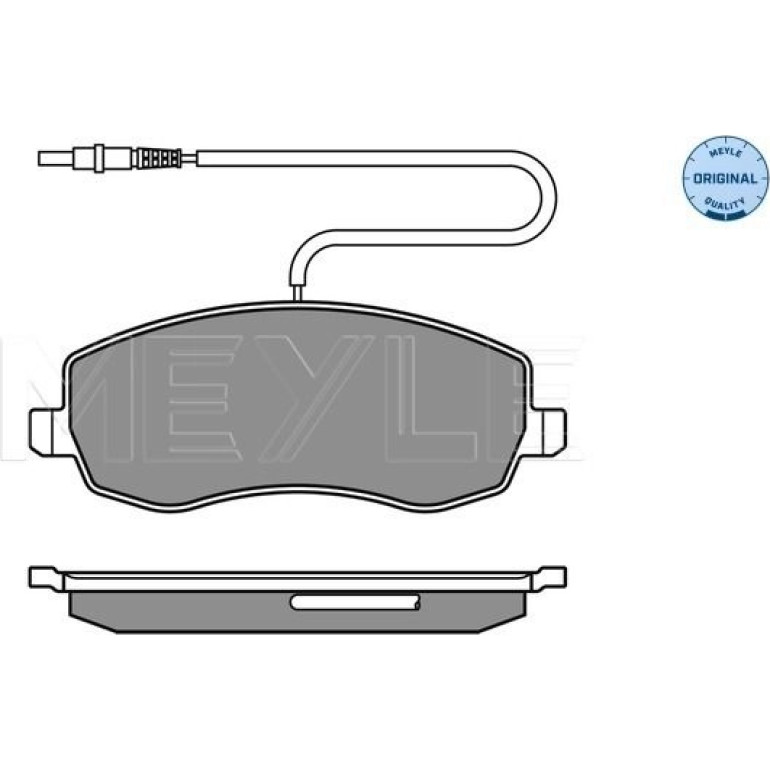 Bremsbelagsatz Citroen P. C8/807 06- Mit Sensor 025 248 3919/W Bremsbelagsatz Citroen P. C8/807 06- Mit Sensor 025 248 3919/W