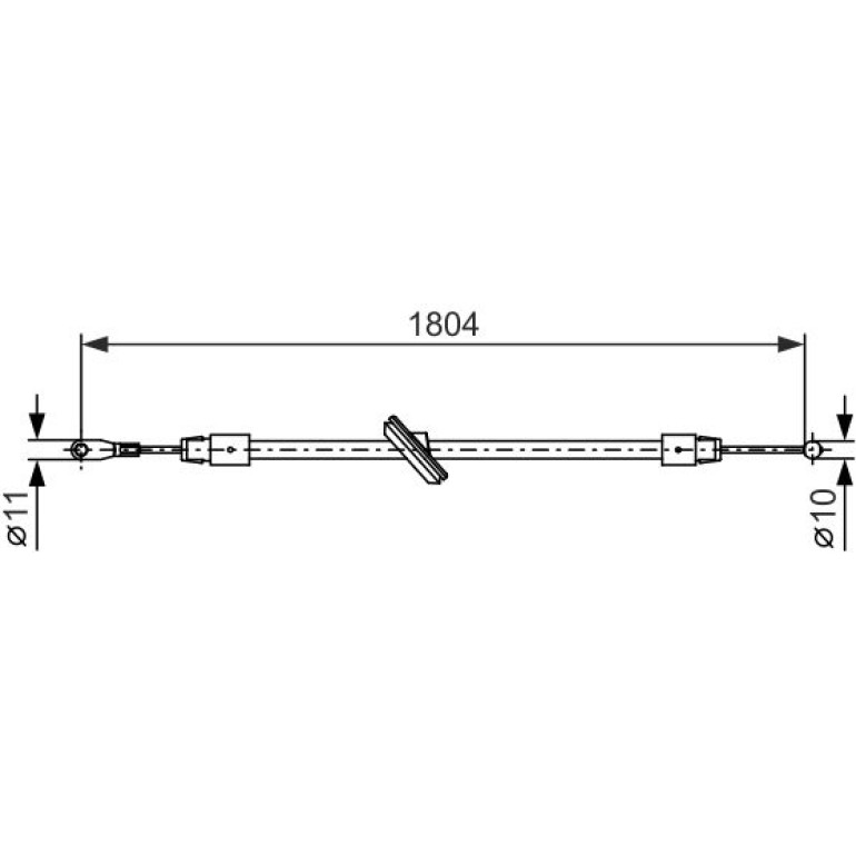 Handbremsseil 1987482380 Handbremsseil 1987482380