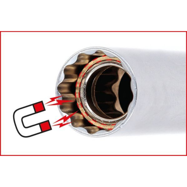 KS TOOLS ZESTAW NASADEK DO WIEC ZAP ONOWYCH 3/8, 4 SZTUKI 517.1145