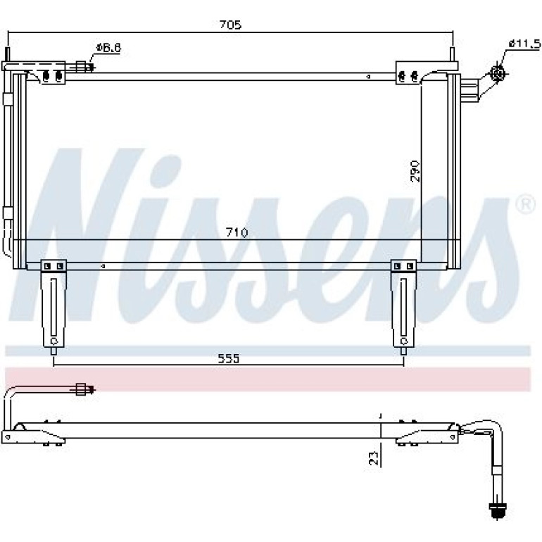 Kondensator PKW 94351 Kondensator PKW 94351