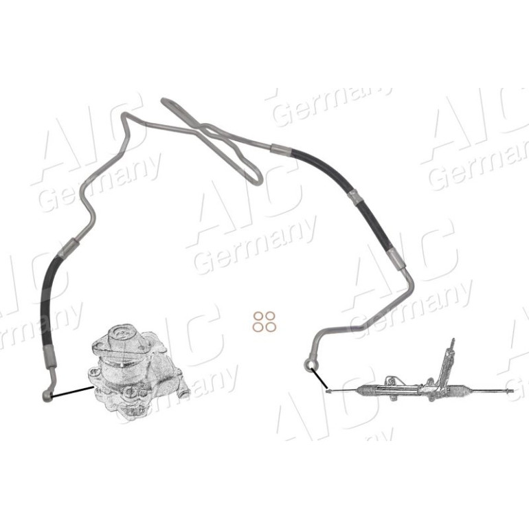 Hydraulikschlauch, Lenkung 57188 Hydraulikschlauch, Lenkung 57188