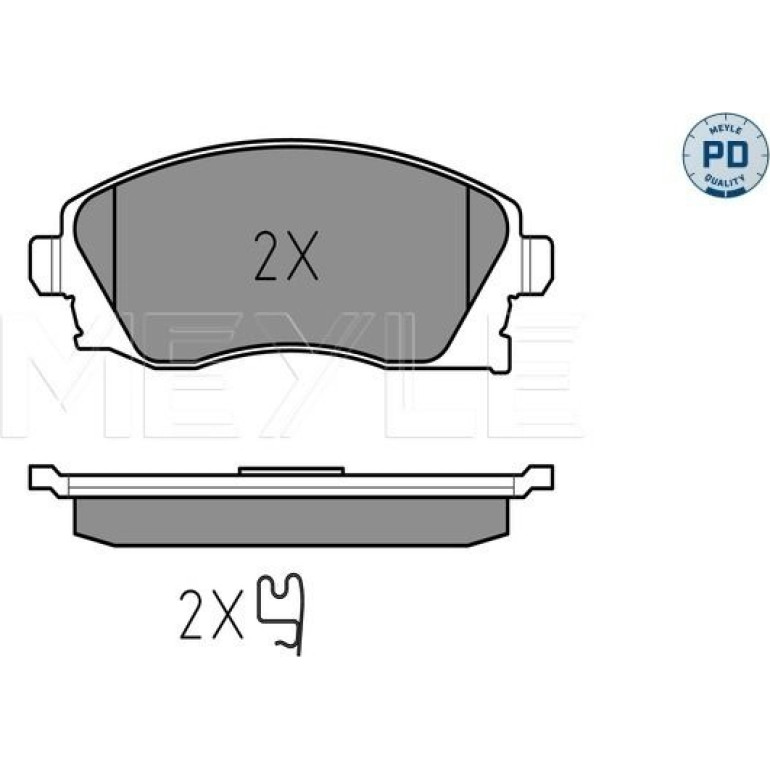 Bremsbelagsatz Opel P. Corsa C/Combo 01 025 232 2517/PD Bremsbelagsatz Opel P. Corsa C/Combo 01 025 232 2517/PD