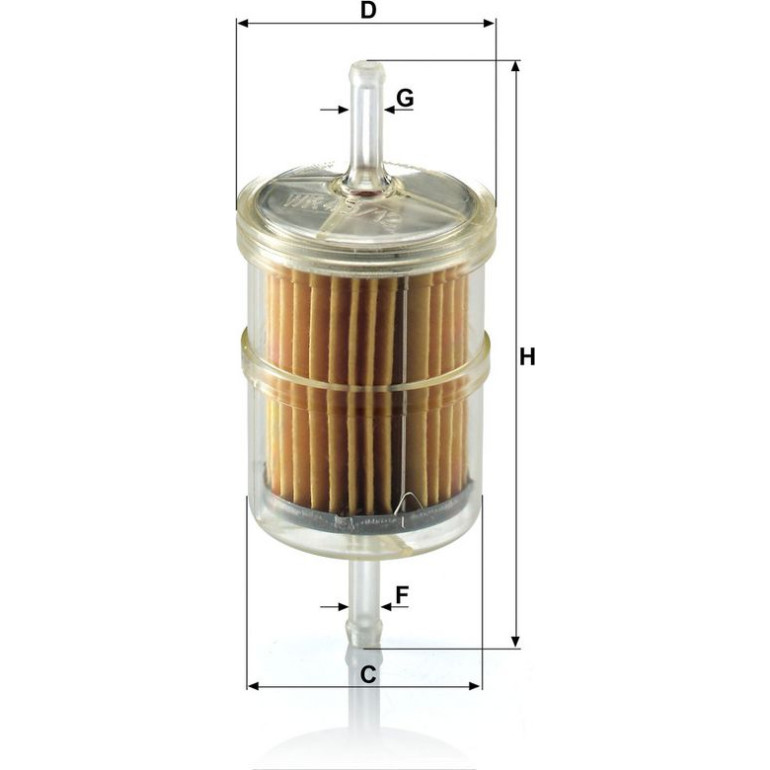 Mann & Hummel Kraftstofffilter PKW WK 43/12 (10) Mann & Hummel Kraftstofffilter PKW WK 43/12 (10)