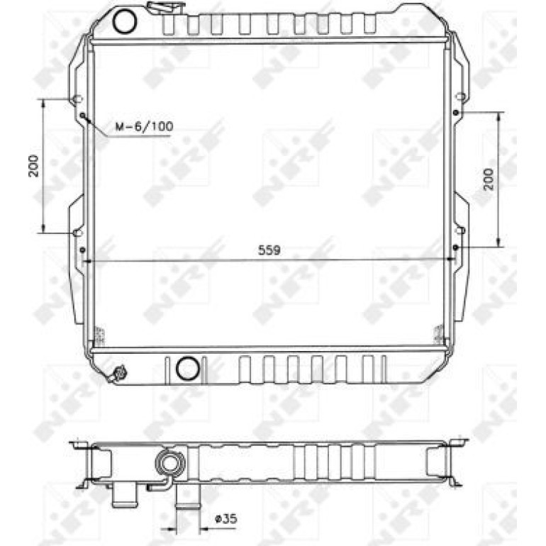 Kühler, Motorkühlung 506724 Kühler, Motorkühlung 506724