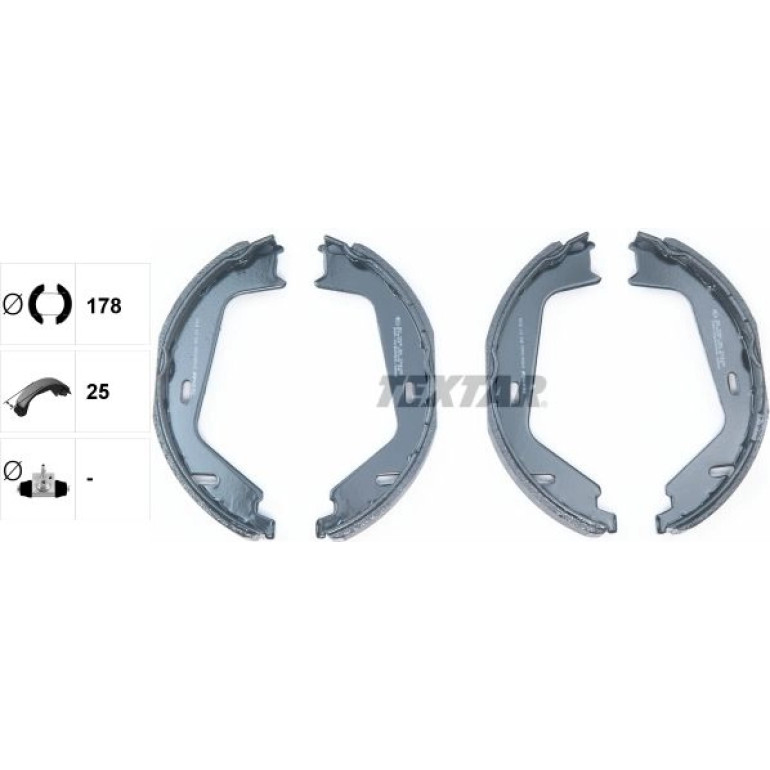 Handbremsbacken Volvo Xc90 91081300