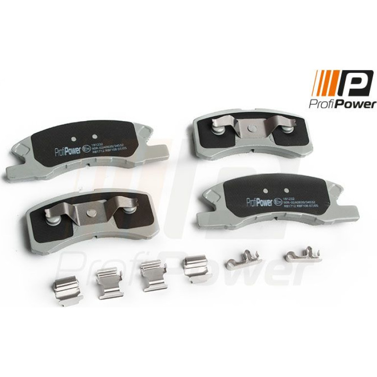 PROFIPOWER Bremsbelagsatz, Scheibenbremse 1B1232 PROFIPOWER Bremsbelagsatz, Scheibenbremse 1B1232