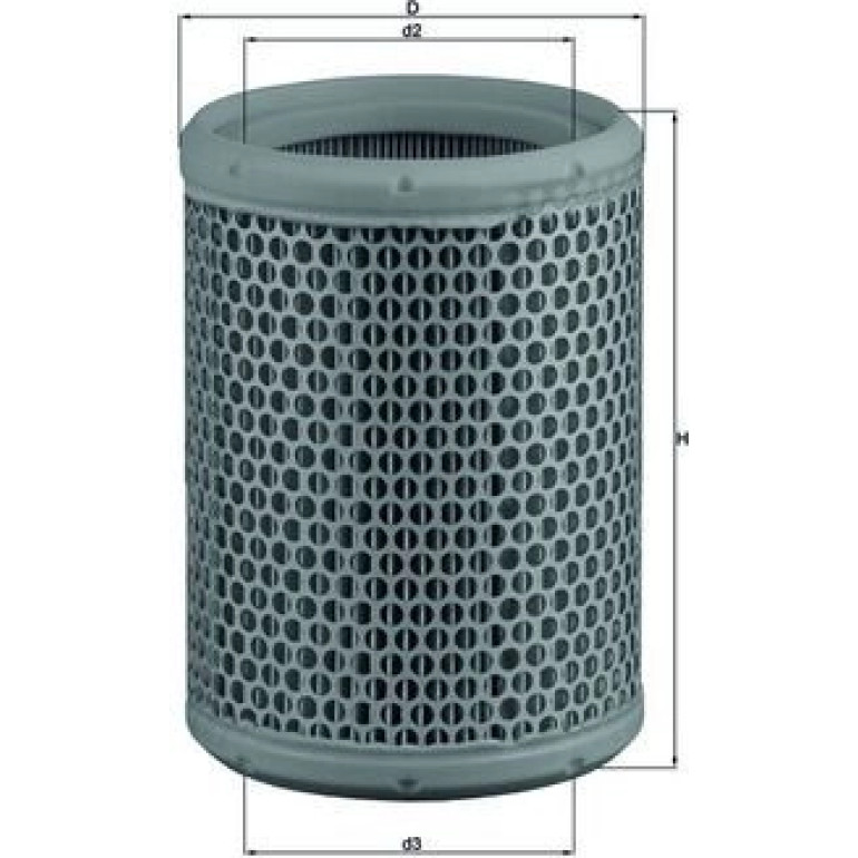 MAHLE Luftfilter LX 130 MAHLE Luftfilter LX 130