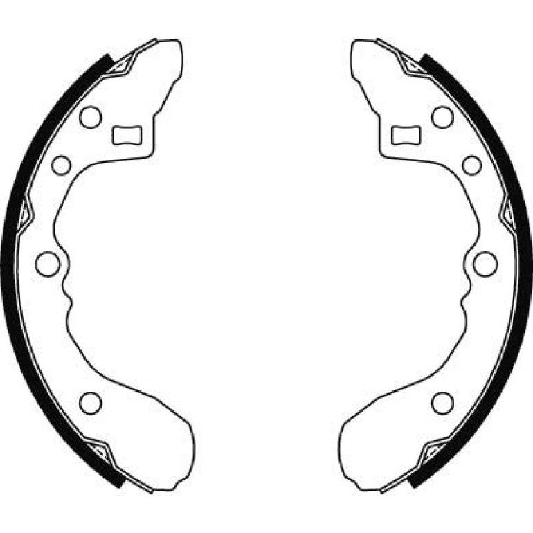 83 461 010 Bremsbacken GS8286 83 461 010 Bremsbacken GS8286