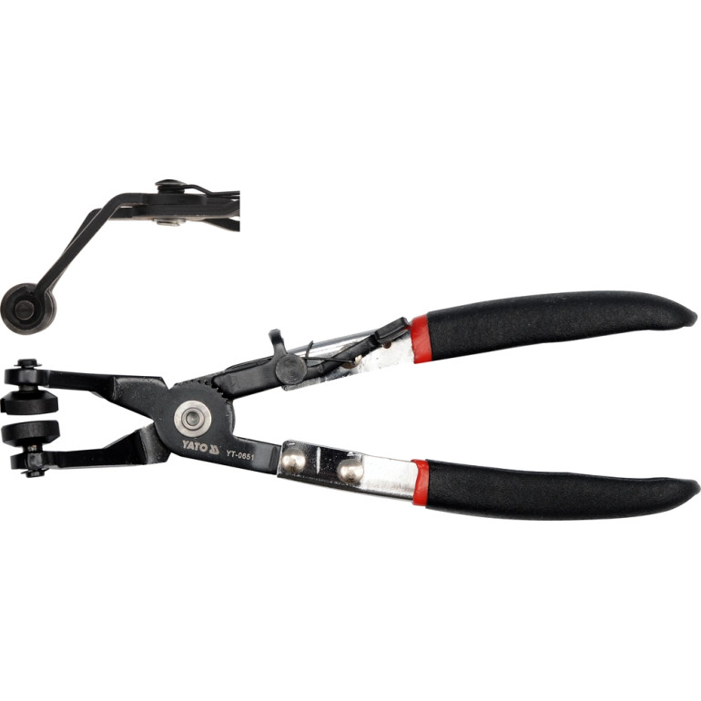 Schlauchklemmenzange Gebogen YT-0651 Schlauchklemmenzange Gebogen YT-0651