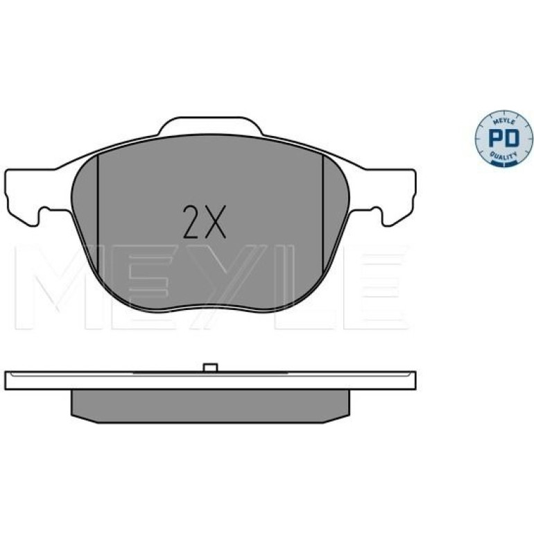 Bremsbelagsatz Ford P. Focus 04- 1.6-2.0/ C-Max 025 237 2318/PD Bremsbelagsatz Ford P. Focus 04- 1.6-2.0/ C-Max 025 237 2318/PD