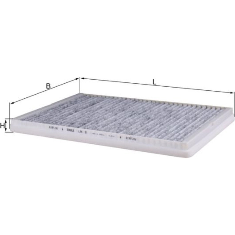 MAHLE Filter, Innenraumluft LAK 81 MAHLE Filter, Innenraumluft LAK 81