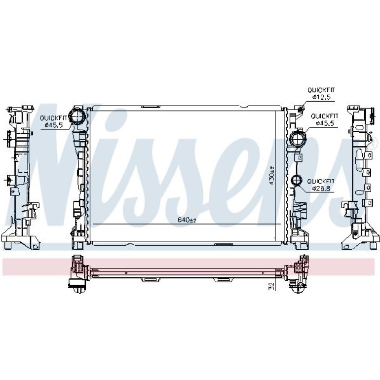 Wasserkühler PKW 67190 Wasserkühler PKW 67190