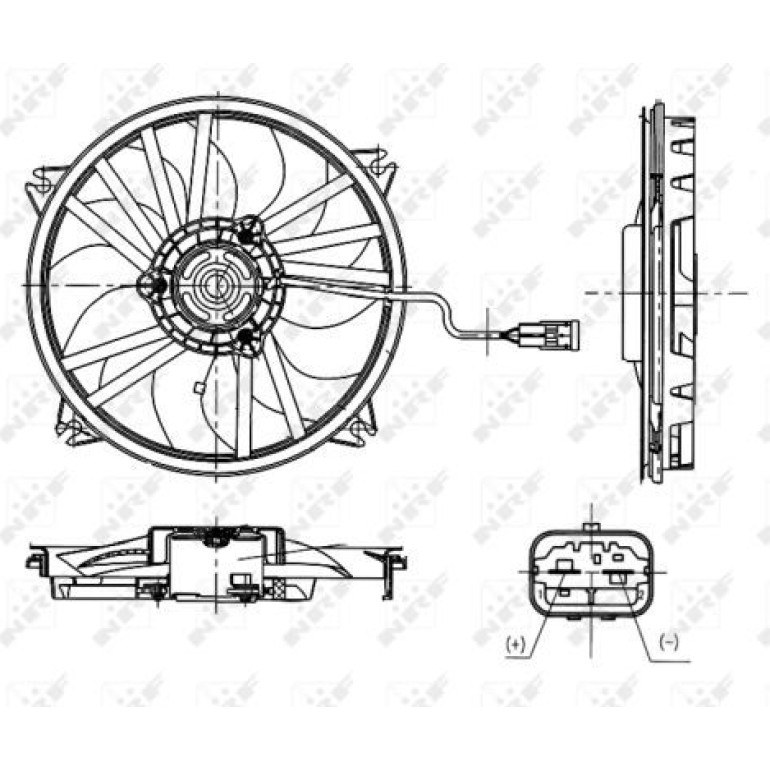 Lüfter Motorkühlung 47665 Lüfter Motorkühlung 47665