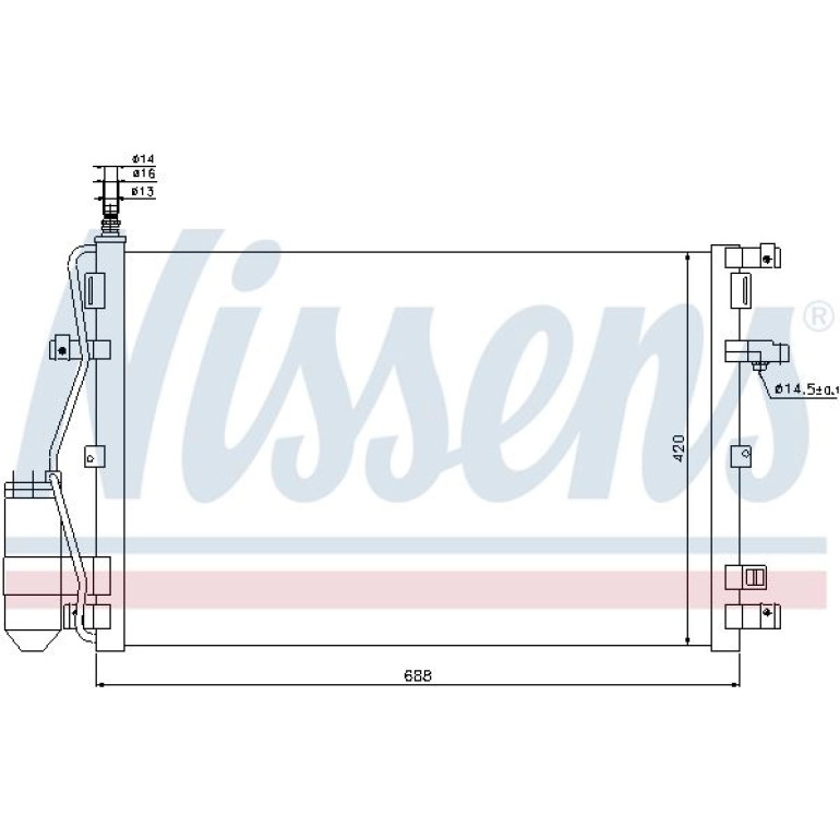 Kondensator PKW 94937 Kondensator PKW 94937