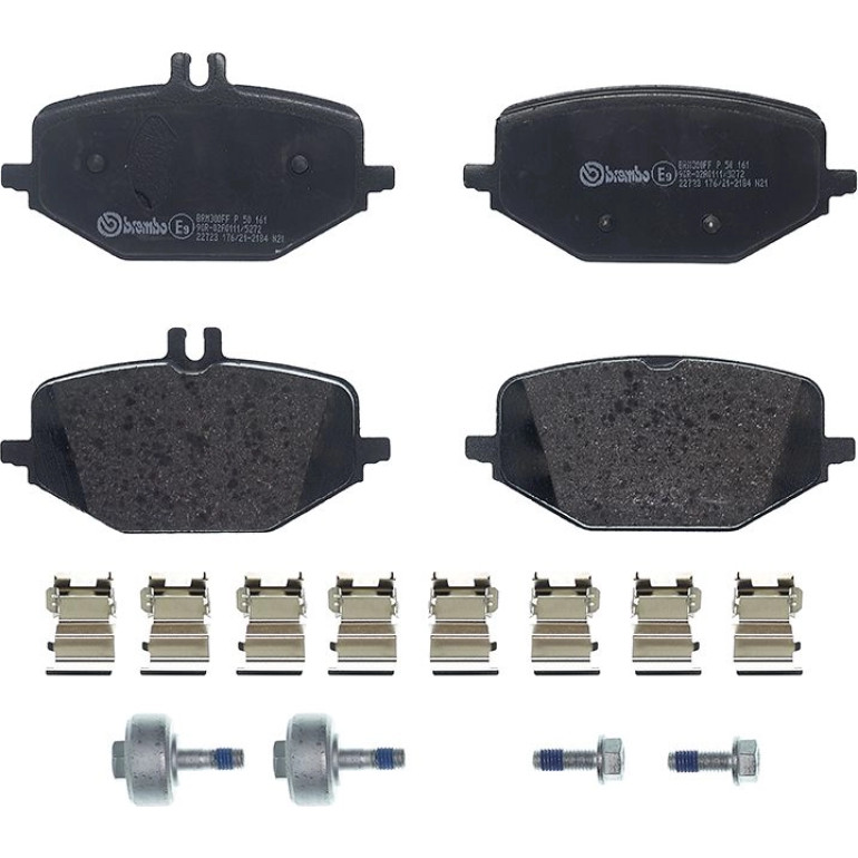 BREMBO Bremsklötze HA P 50 161 BREMBO Bremsklötze HA P 50 161