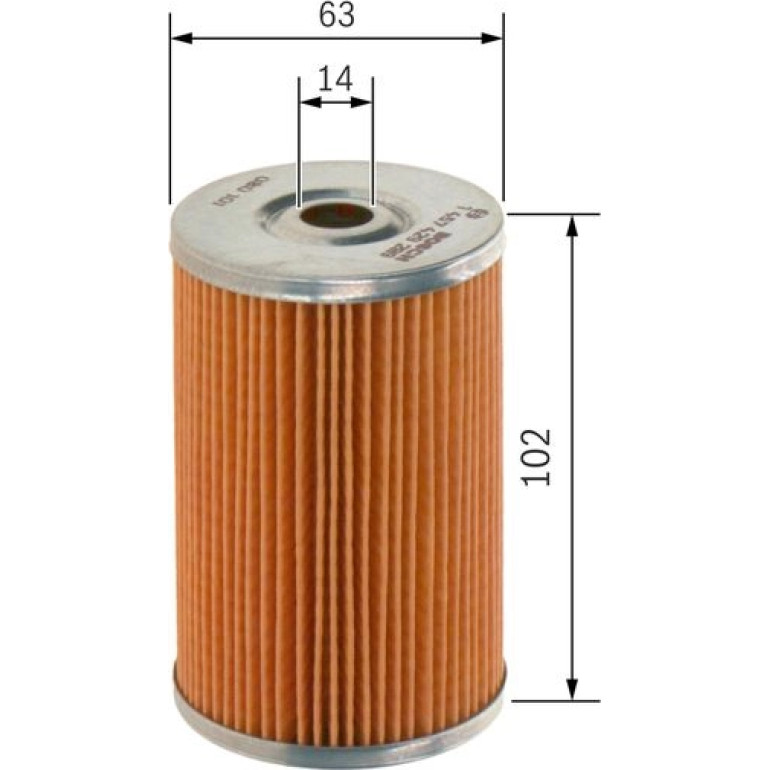 Kraftstofffiltereinsatz 1457429289 Kraftstofffiltereinsatz 1457429289