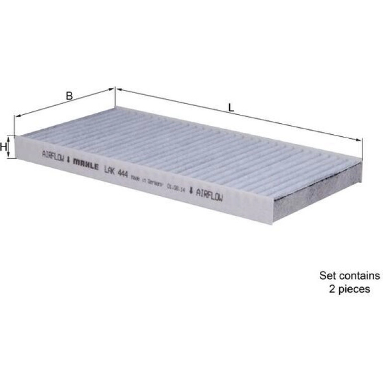 MAHLE Filter, Innenraumluft LAK 444/S MAHLE Filter, Innenraumluft LAK 444/S