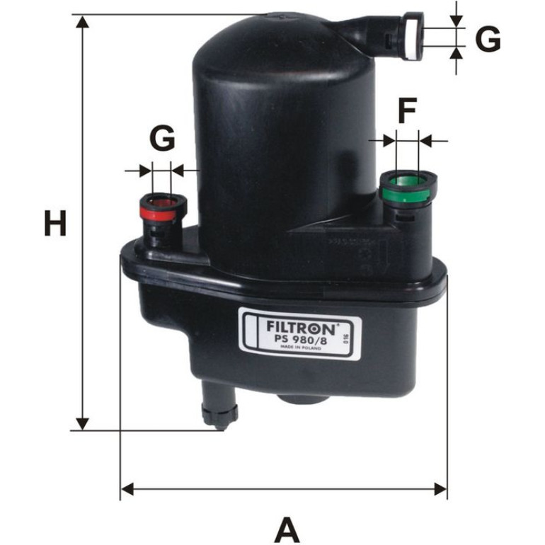 FILTRON Kraftstofffilter PS 980/8 FILTRON Kraftstofffilter PS 980/8