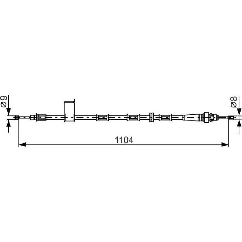 Handbremsseil li 1987482364 Handbremsseil li 1987482364