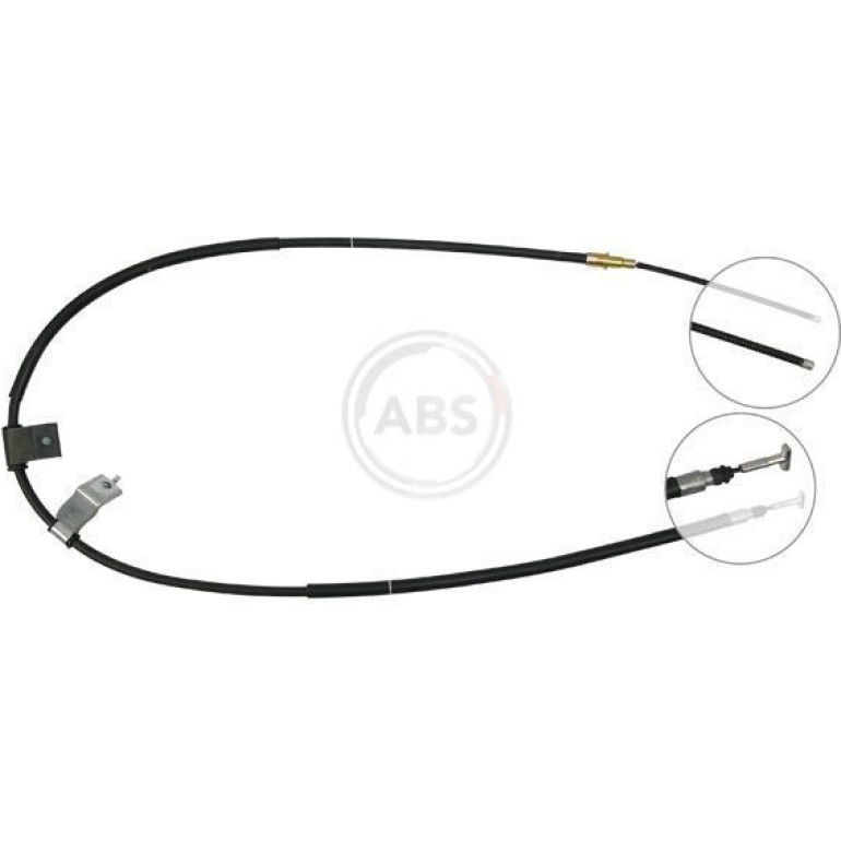 A.B.S. Handbremsseil Seilzug Festellbremse K19748 A.B.S. Handbremsseil Seilzug Festellbremse K19748