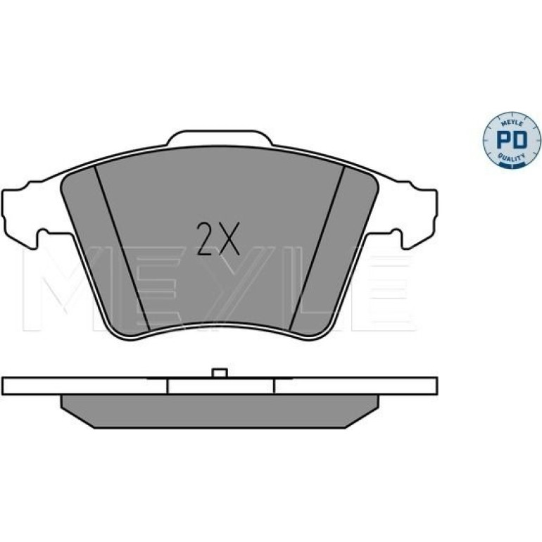 Bremsbelagsatz Vw P. T5 03- 1.9-3.2 Ko A 16 025 237 4619/PD Bremsbelagsatz Vw P. T5 03- 1.9-3.2 Ko A 16 025 237 4619/PD