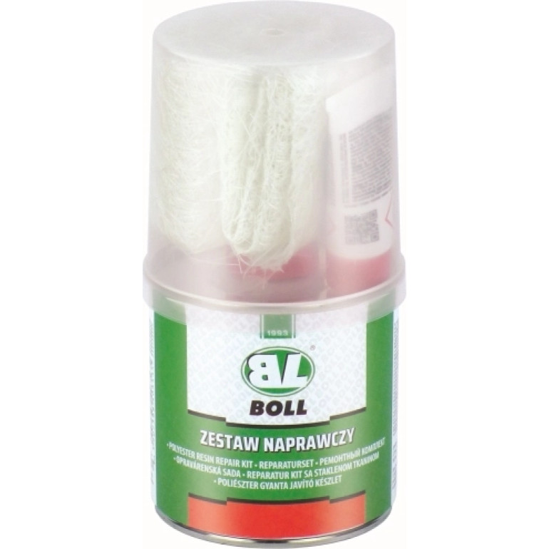 Boll Polyesterharz 242g Härter 8g Glasfasermatte 0,25 m² Set 002190