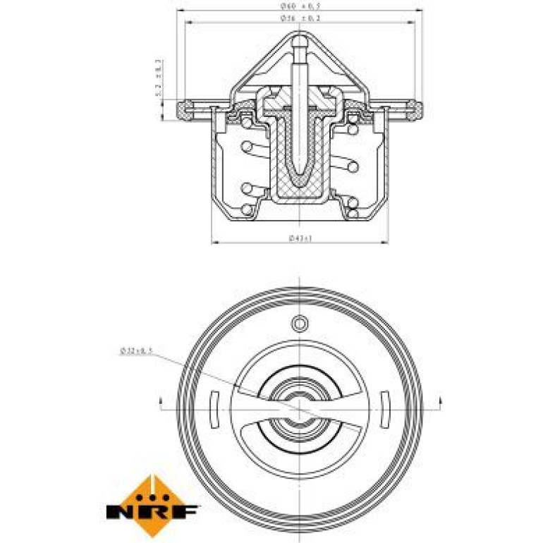 Thermostat, Kühlmittel 725080 Thermostat, Kühlmittel 725080