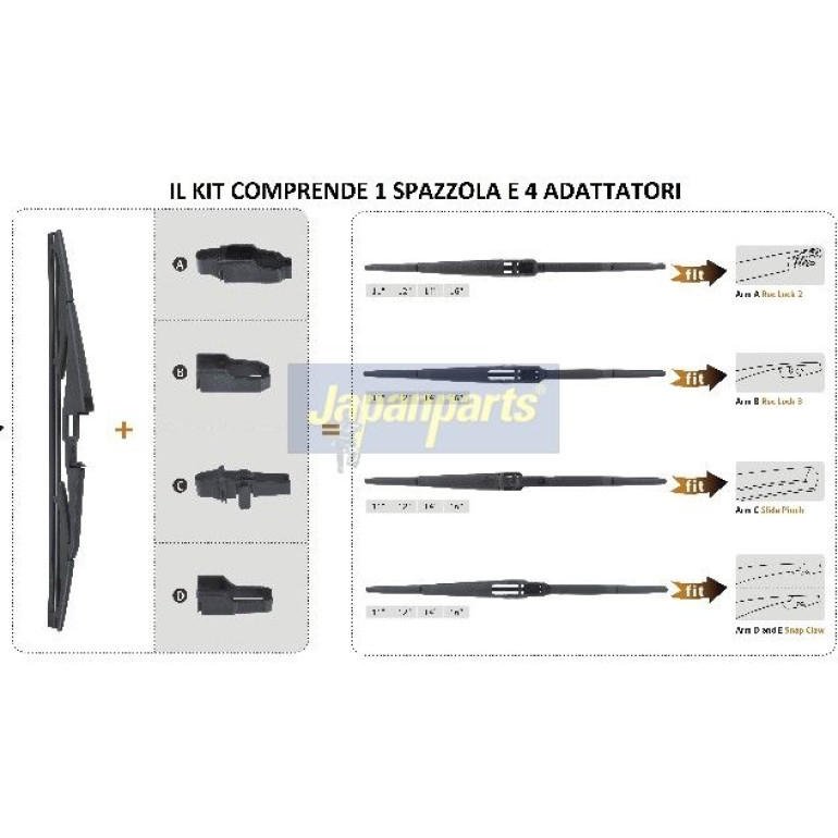 Scheibenwischer 350mm Ty Nissan/Mazda SS-X35R Scheibenwischer 350mm Ty Nissan/Mazda SS-X35R