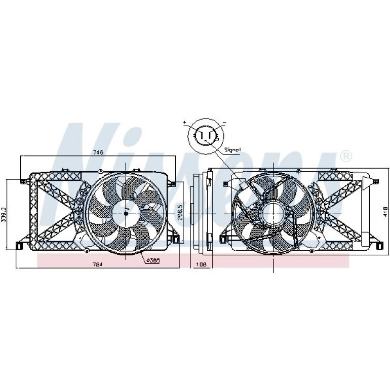 Kühlerlüfter PKW 85827 Kühlerlüfter PKW 85827
