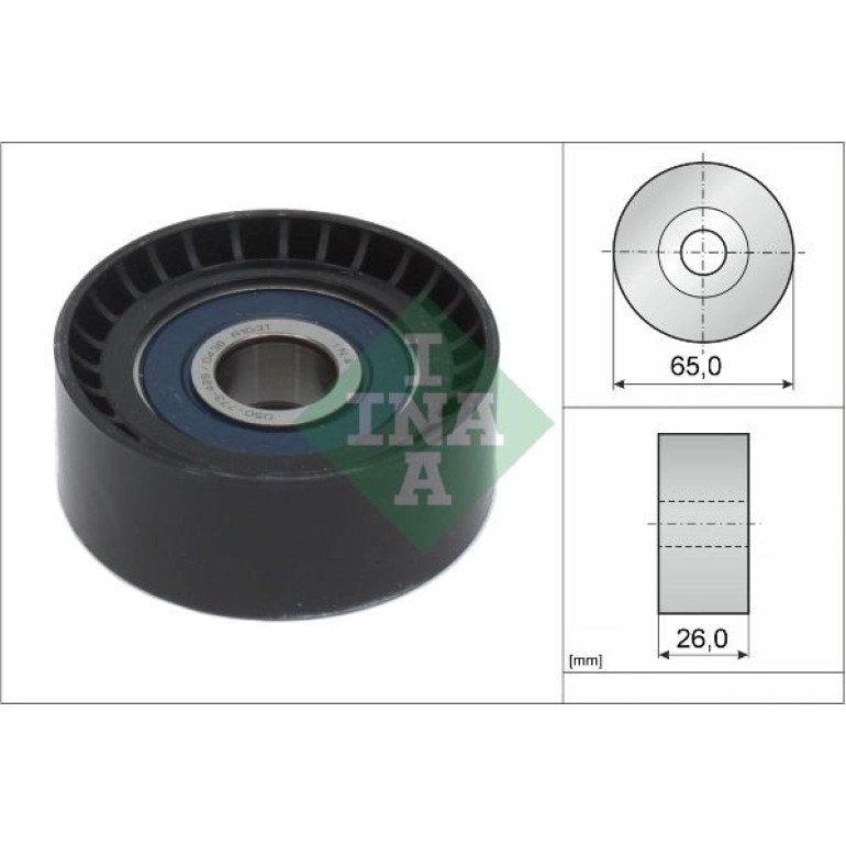 Umlenk-/Führungsrolle, Keilrippenriemen 532 0666 10 Umlenk-/Führungsrolle, Keilrippenriemen 532 0666 10