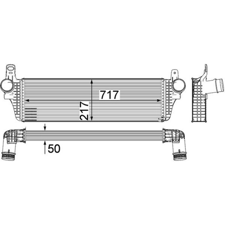 Ladeluftkühler CI 242 000P Ladeluftkühler CI 242 000P