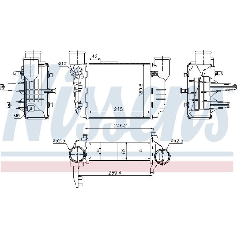 Ladeluftkühler PKW 96709 Ladeluftkühler PKW 96709
