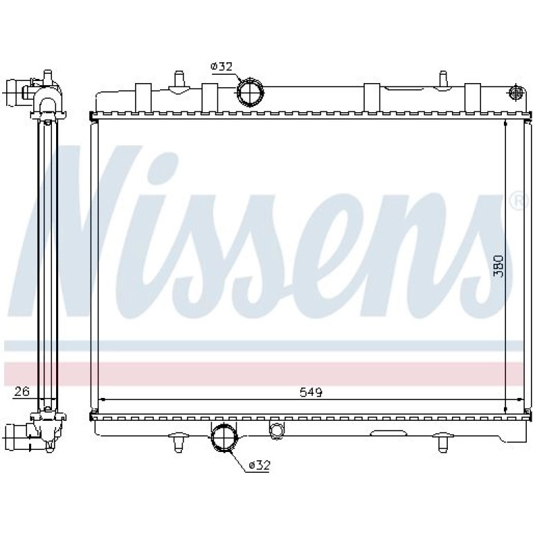 Wasserkühler PKW 63605A Wasserkühler PKW 63605A