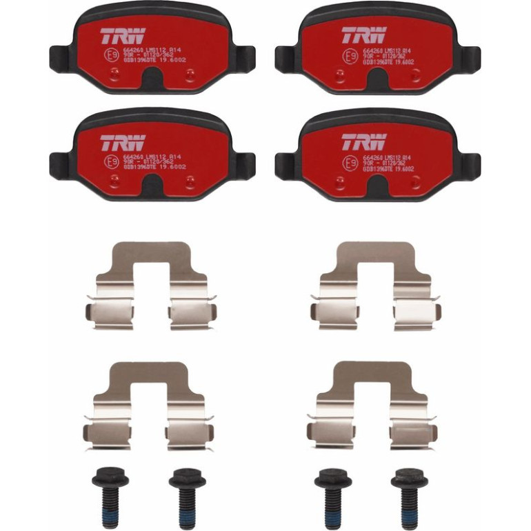 Bremsbelagsatz Alfa T. 147/156/Gt 01-10 Dtec Cotec GDB1396DTE Bremsbelagsatz Alfa T. 147/156/Gt 01-10 Dtec Cotec GDB1396DTE