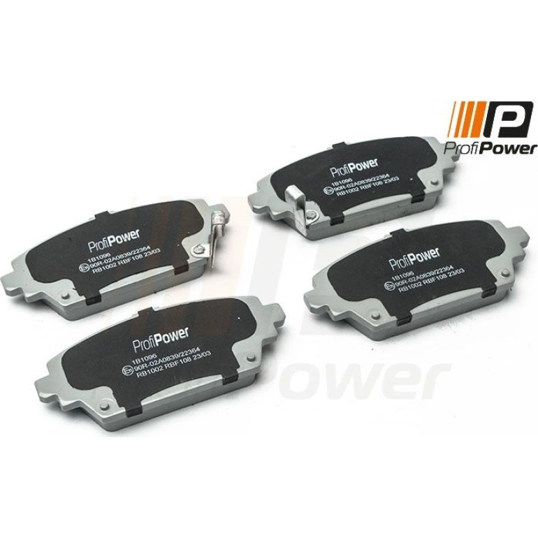 PROFIPOWER Bremsbelagsatz, Scheibenbremse 1B1096 PROFIPOWER Bremsbelagsatz, Scheibenbremse 1B1096