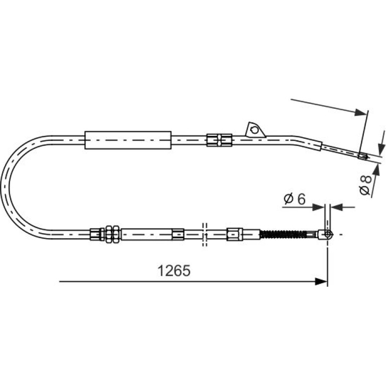Handbremsseil li 1987477533 Handbremsseil li 1987477533