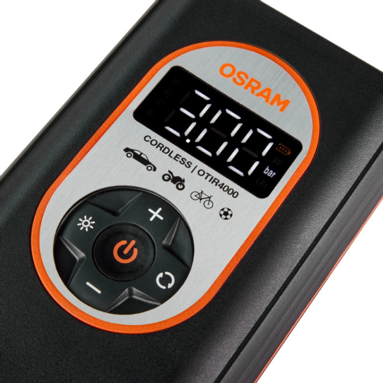 Osram TYREinflate 4000 Schnelle Reifenpumpe wiederaufladbar 2 Jahre Garantie OTIR4000