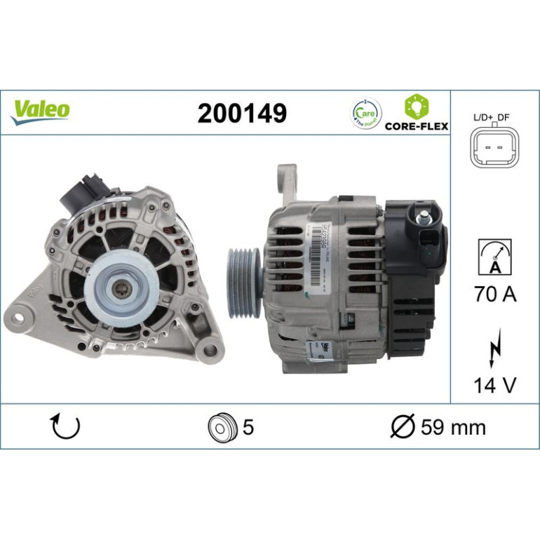 VALEO Generator 200149 VALEO Generator 200149