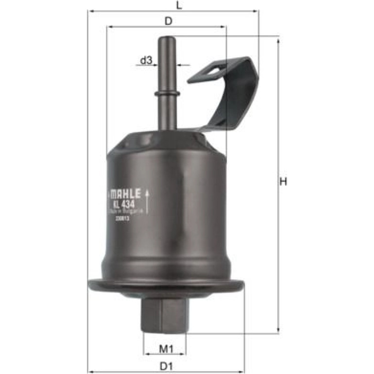 MAHLE Kraftstofffilter KL 434