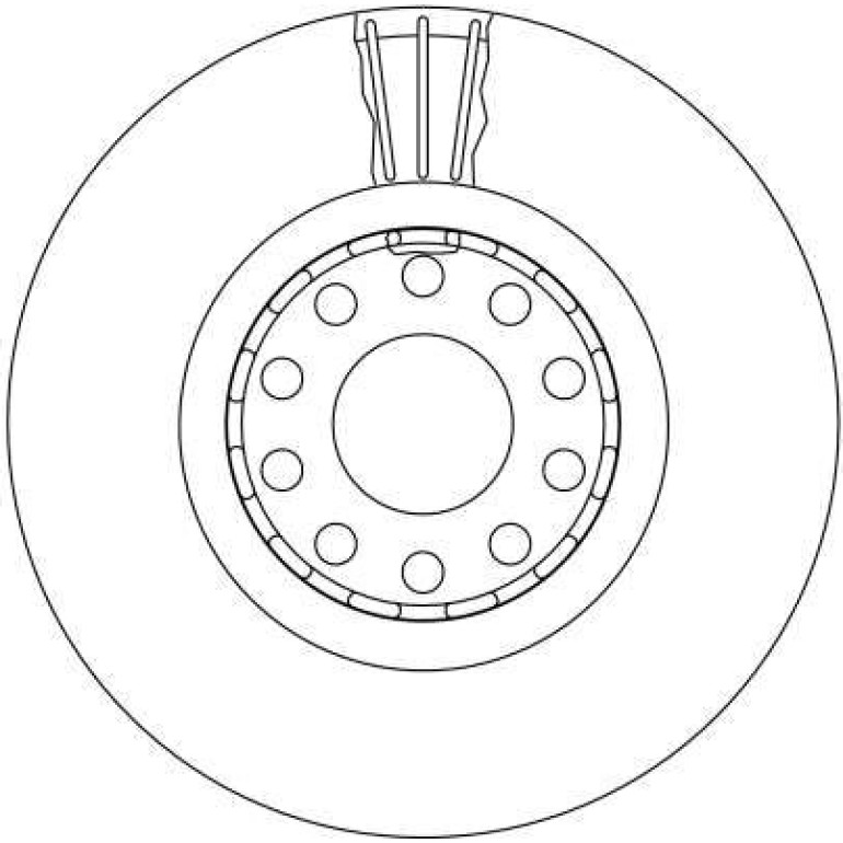 Bremsscheibe Vw S. A8 DF4125S