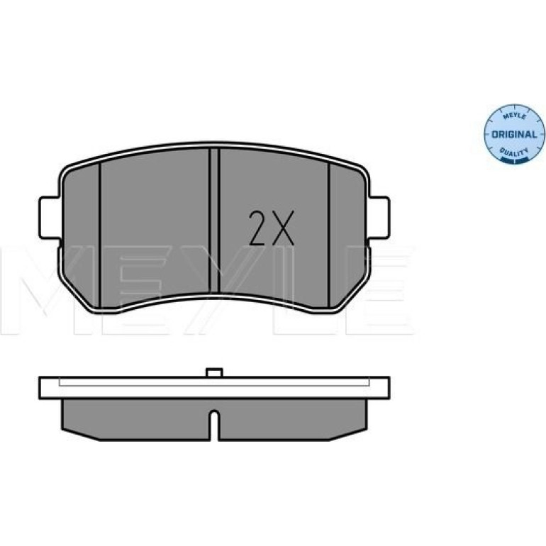 Bremsbelagsatz Kia T. Cee'D/Rio/Sportage 05- Mit Sensor 025 243 2015/W Bremsbelagsatz Kia T. Cee'D/Rio/Sportage 05- Mit Sensor 025 243 2015/W