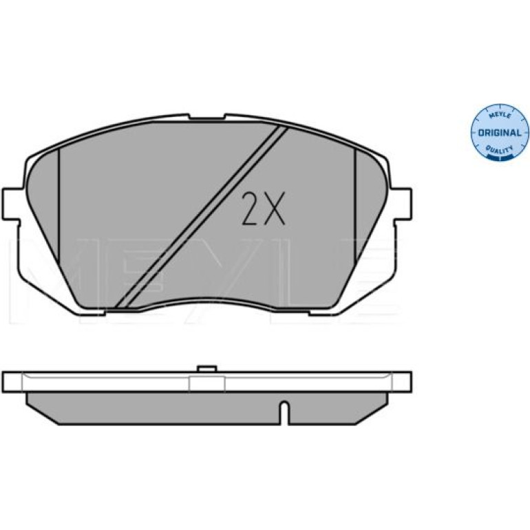 Bremsbelagsatz Kia P. Carens 06-/Ix35 10-/Sportage 04- Mit Sensor 025 245 0116/W Bremsbelagsatz Kia P. Carens 06-/Ix35 10-/Sportage 04- Mit Sensor 025 245 0116/W