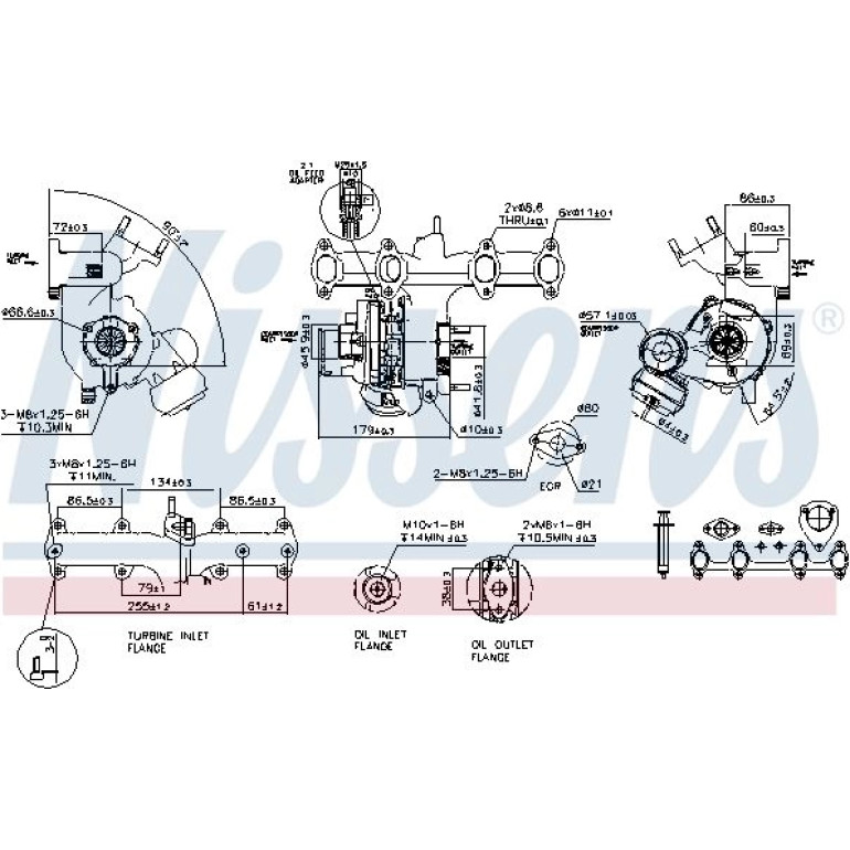 NISSENS Turbolader 93179 NISSENS Turbolader 93179