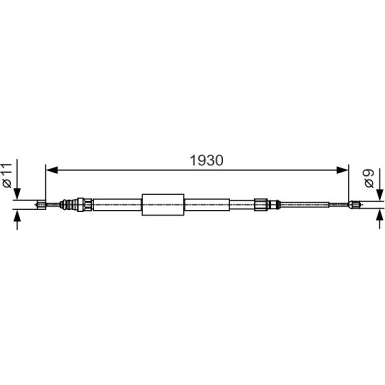 Handbremsseil 1987482011 Handbremsseil 1987482011