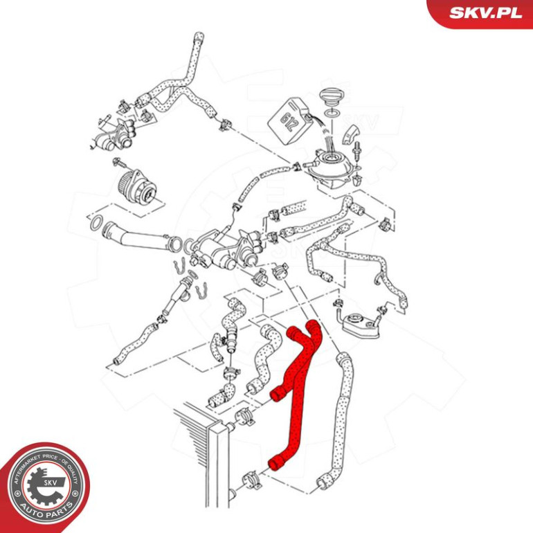 ESEN SKV Kühlerschlauch 43SKV609 ESEN SKV Kühlerschlauch 43SKV609