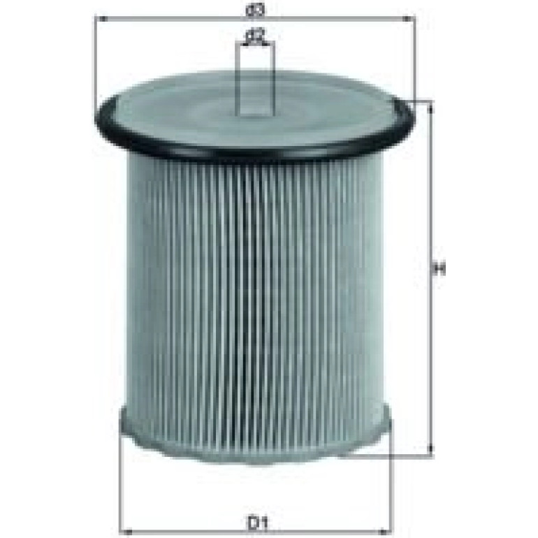 MAHLE Kraftstofffilter KX 74 MAHLE Kraftstofffilter KX 74