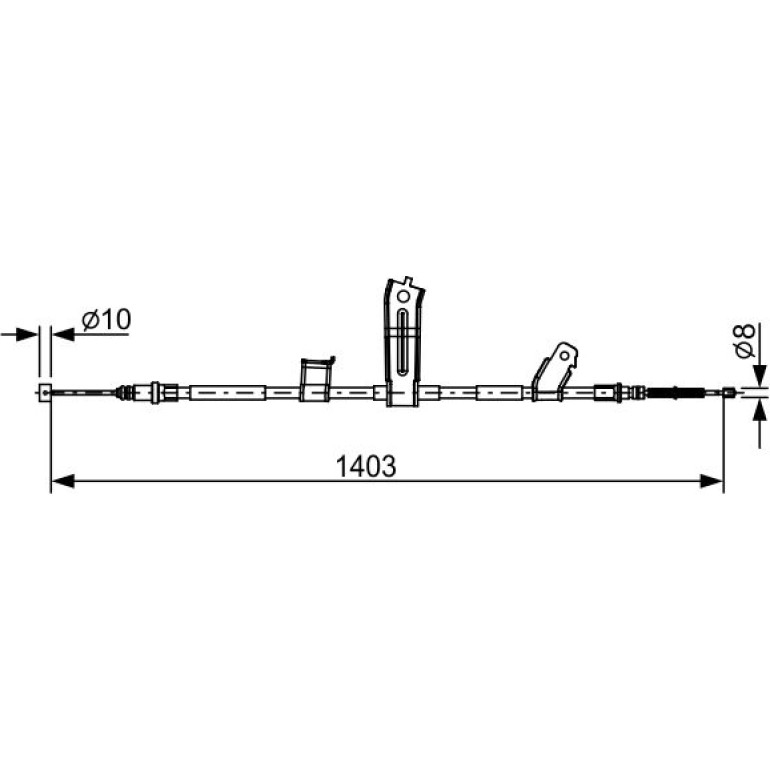 Handbremsseil li 1987482522 Handbremsseil li 1987482522